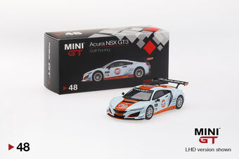 Mini GT Acura NSX GT3 Gulf Racing JDM Diecast Models