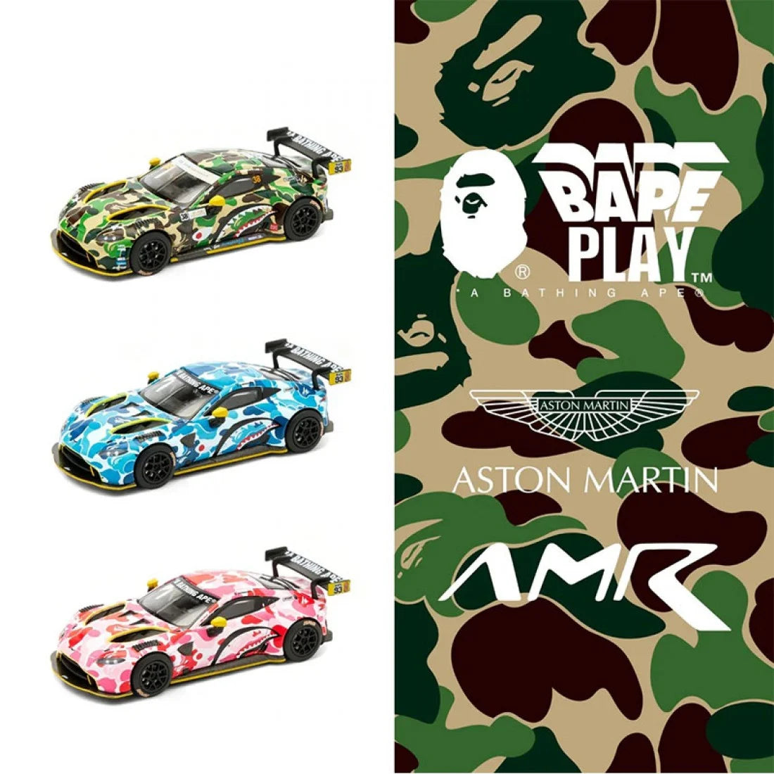 Poprace x Bape Aston Martin GT3