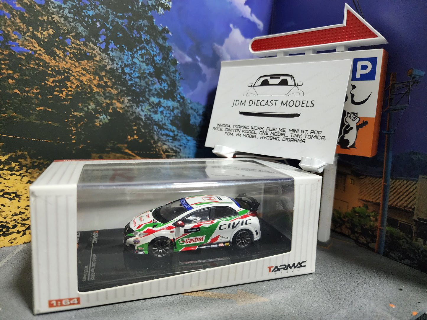 Tarmac Works Honda Civic Type-R FK2 WTCC Livery – JDM Diecast Models