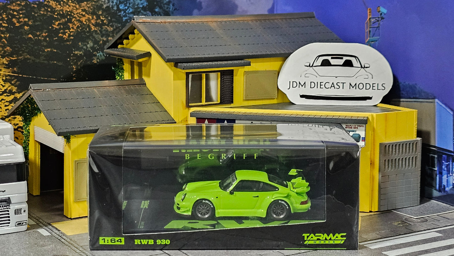 Tarmac Works RWB 930 Green Tokyo Auto Salon Special Edition T64-015-GR