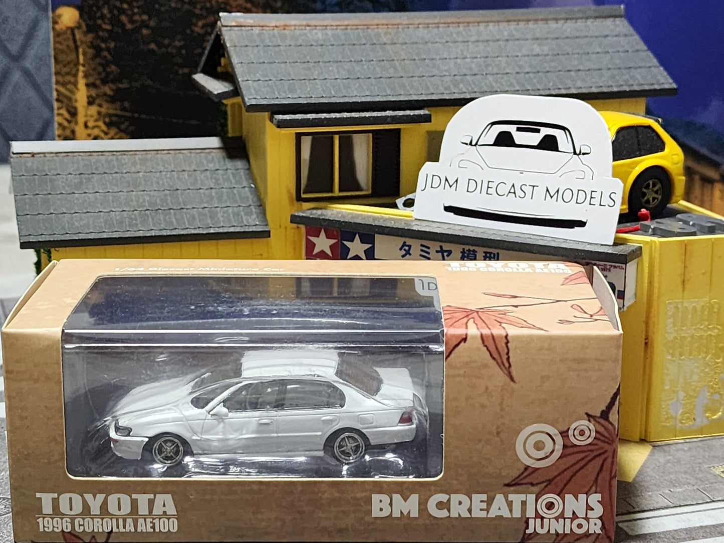 BM Creations Toyota 1996 Corolla AE100 White 64B0120