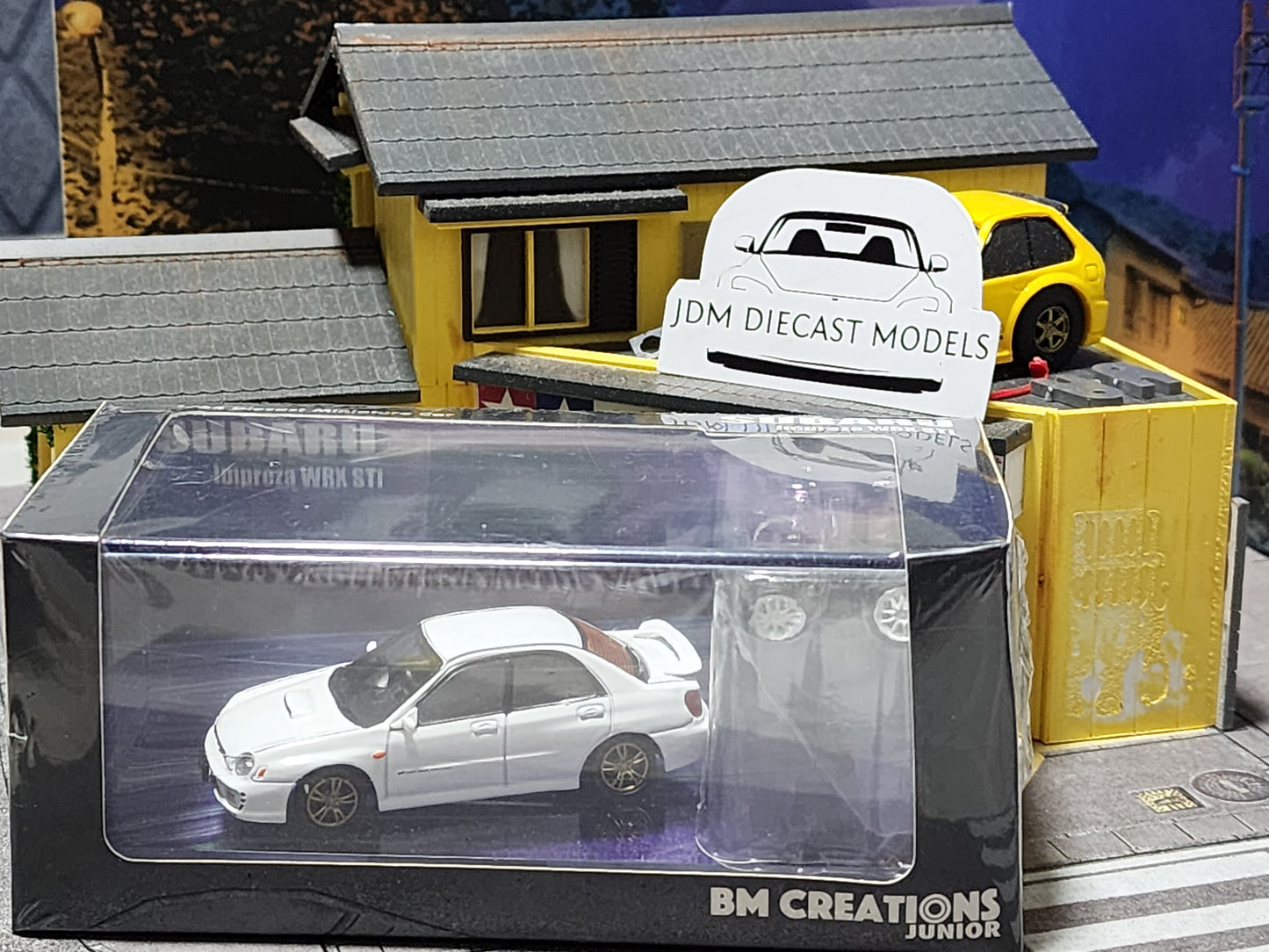 BM Creations Subaru 2001 Impress WRX STi White 64B0082