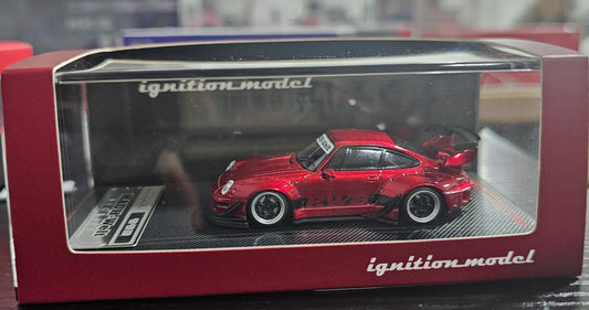 Ignition Model 1/64 Porsche RWB 993 Red Metallic Rare