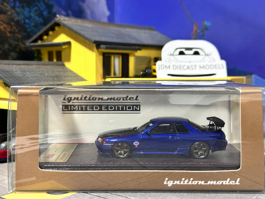 Ignition Model Nissan Skyline Nismo GT-R R32 Blue Metallic IG2689