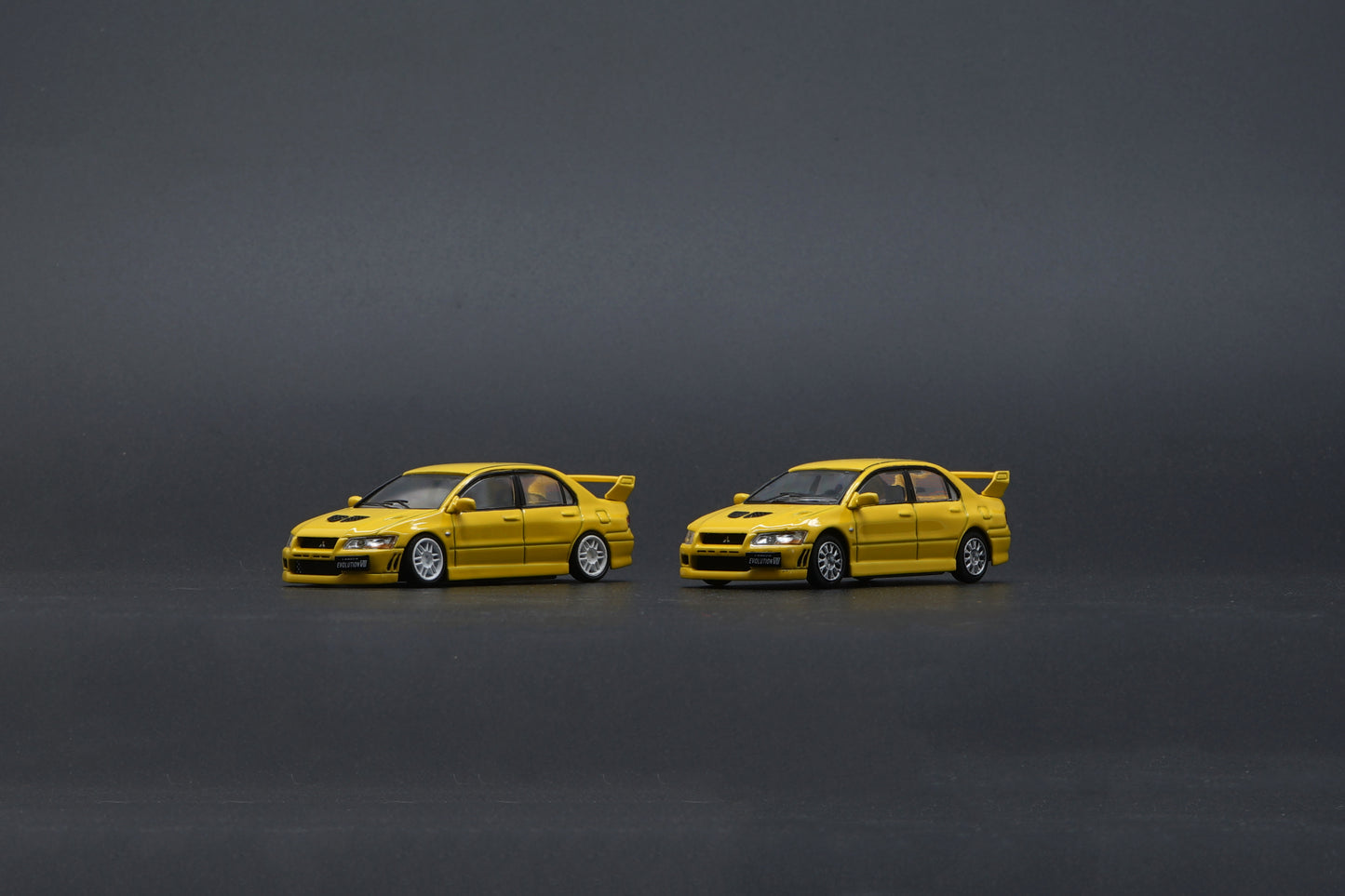 BM Creations Mitsubishi Lancer Evolution VII Yellow 64B0084