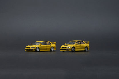 BM Creations Mitsubishi Lancer Evolution VII Yellow 64B0084