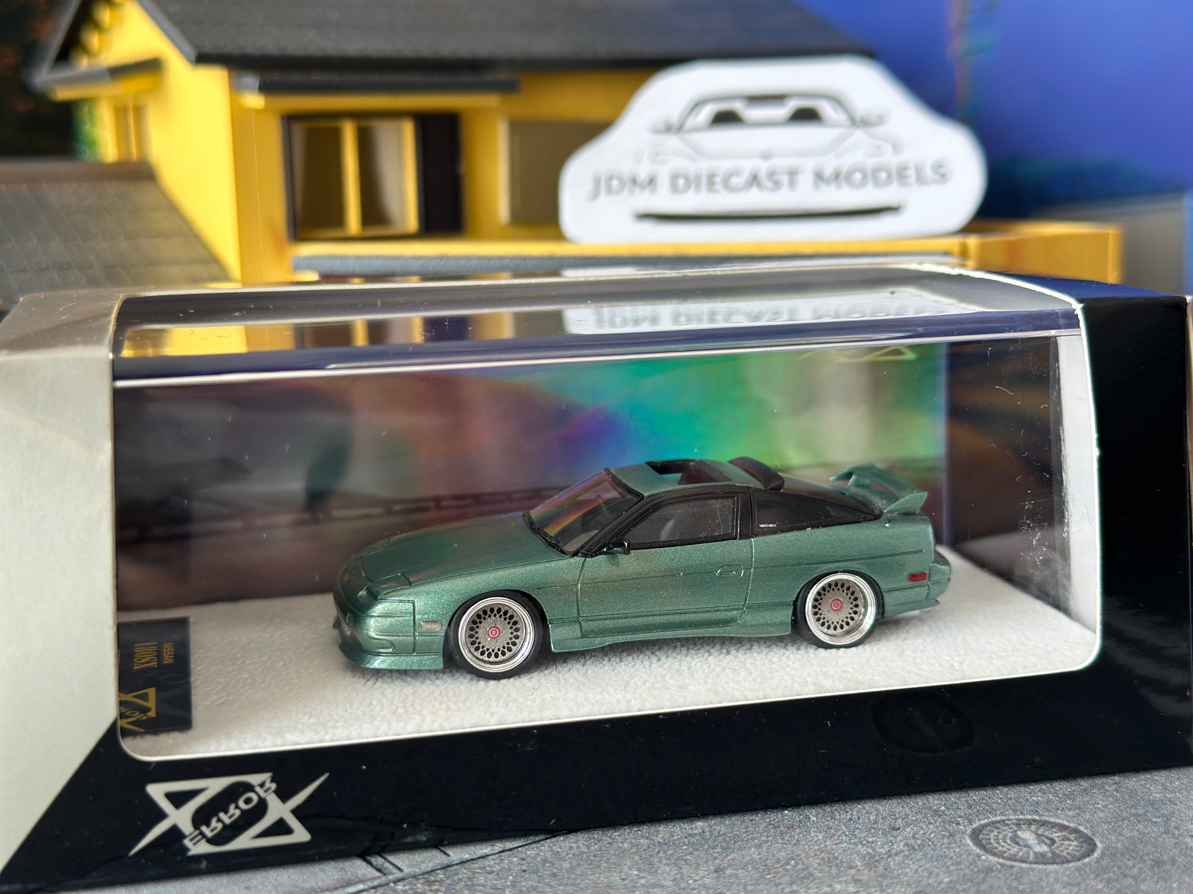 ERROR 404 Nissan Silvia S13 180SX Green Resin 500pcs