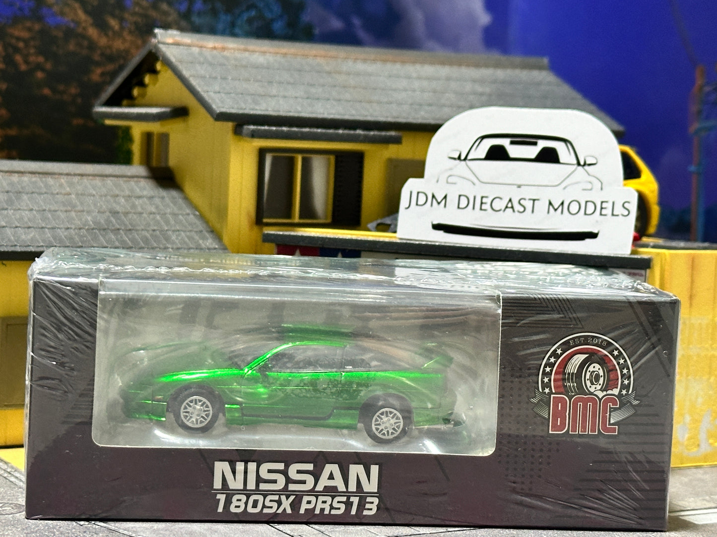 BM Creations Nissan 180SX PRS13 Metallic Green (RHD) 64B0308