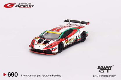 Preorder MiniGT Japan Super GT Series Lamborghini Huracán GT3 EVO #88 "JLOC Lamborghini GT3" JLOC