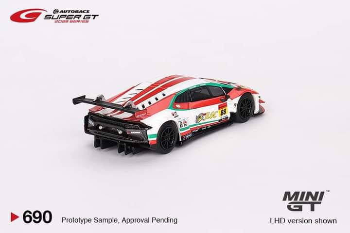 Preorder MiniGT Japan Super GT Series Lamborghini Huracán GT3 EVO #88 "JLOC Lamborghini GT3" JLOC