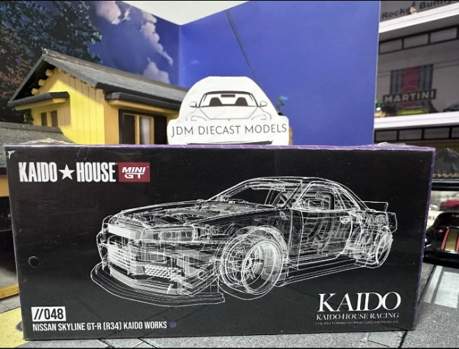 Kaido House Nissan Skyline GT-R R34 Kaido Works V1 KHMG048 Sealed Purple