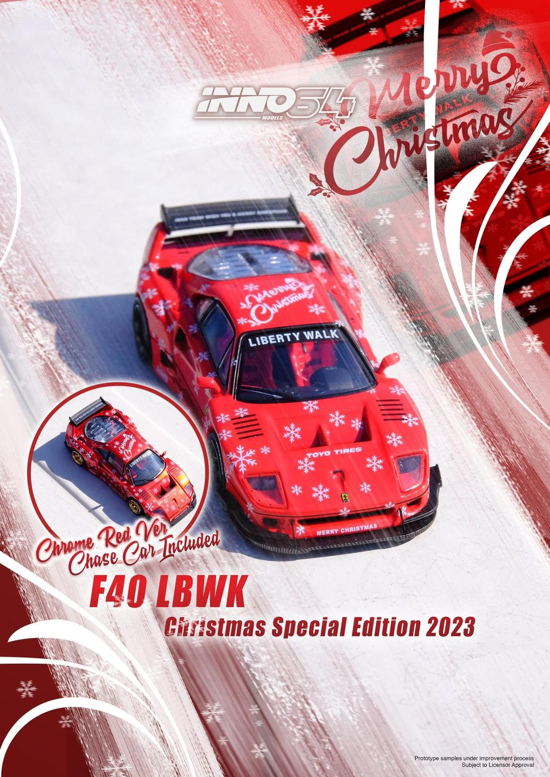 Inno64 LBWK F40 Christmas Special Edition 2023