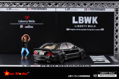 Star Model Liberty Walk Crown Mk12 LB nation Presentation Black