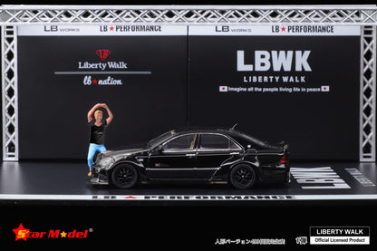 Star Model Liberty Walk Crown Mk12 LB nation Presentation Black