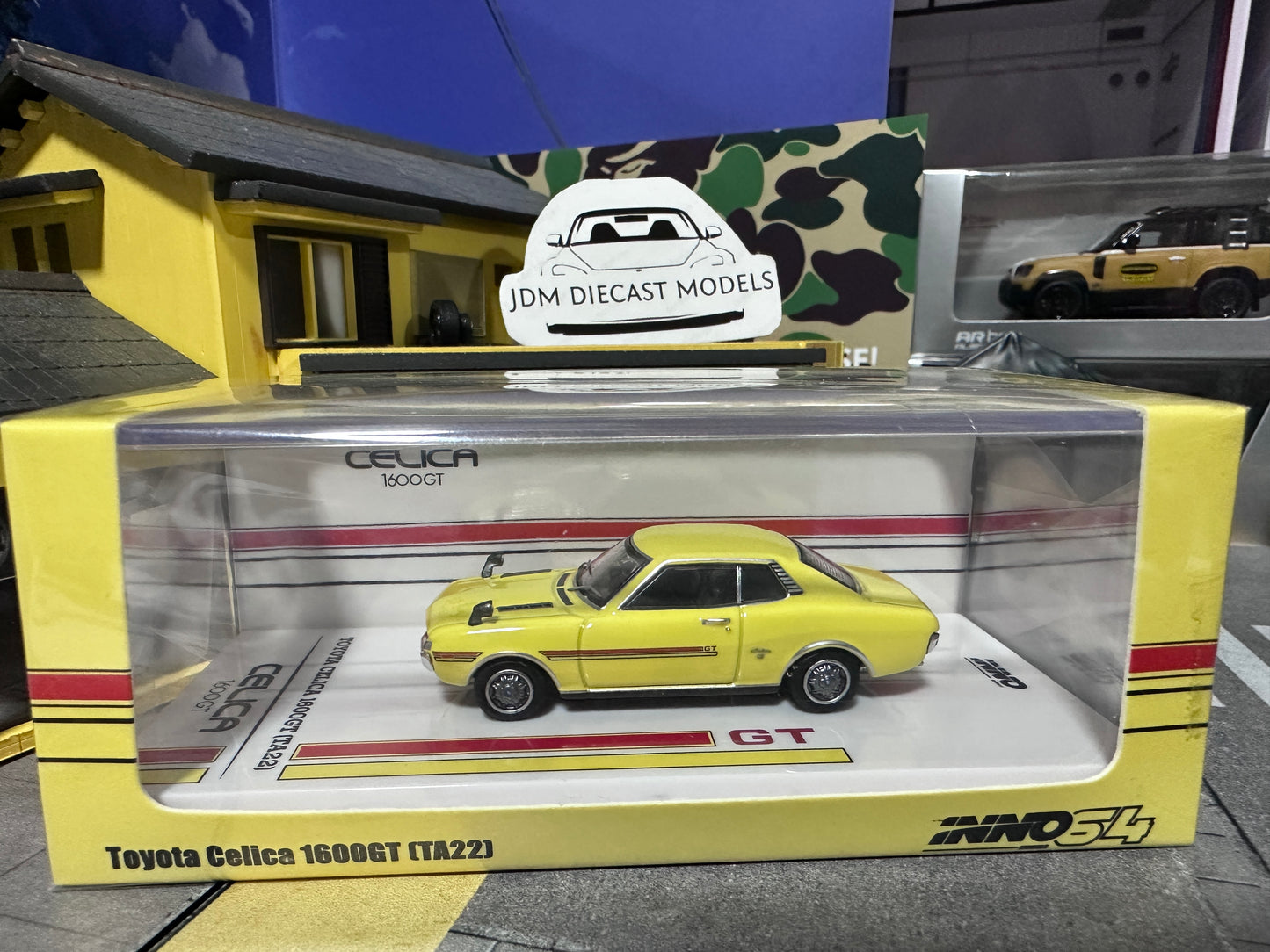 Inno64 Toyota Celica 1600GT TA22 Yellow