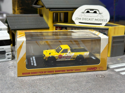 Inno64 Die-Cast Nissan Hakotora Pick Up Truck "MOTUL" Livery