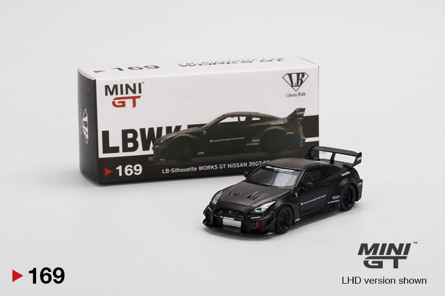 Mini GT LB-Silhouette WORKS GT NISSAN 35GT-RR Ver.1 Matte Black China Exclusive