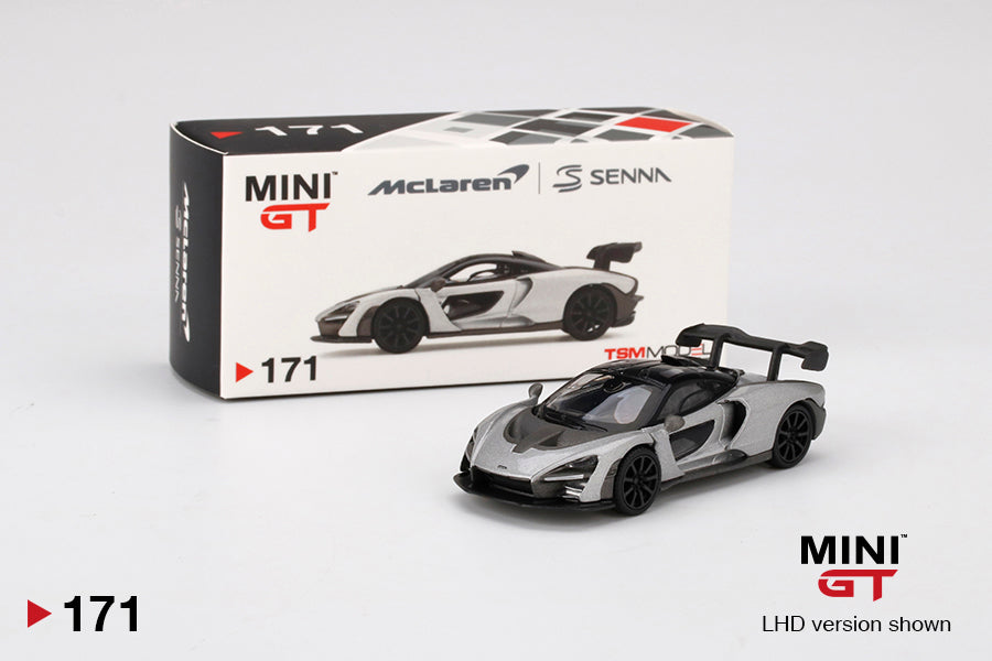 Mini GT McLaren Senna Silver