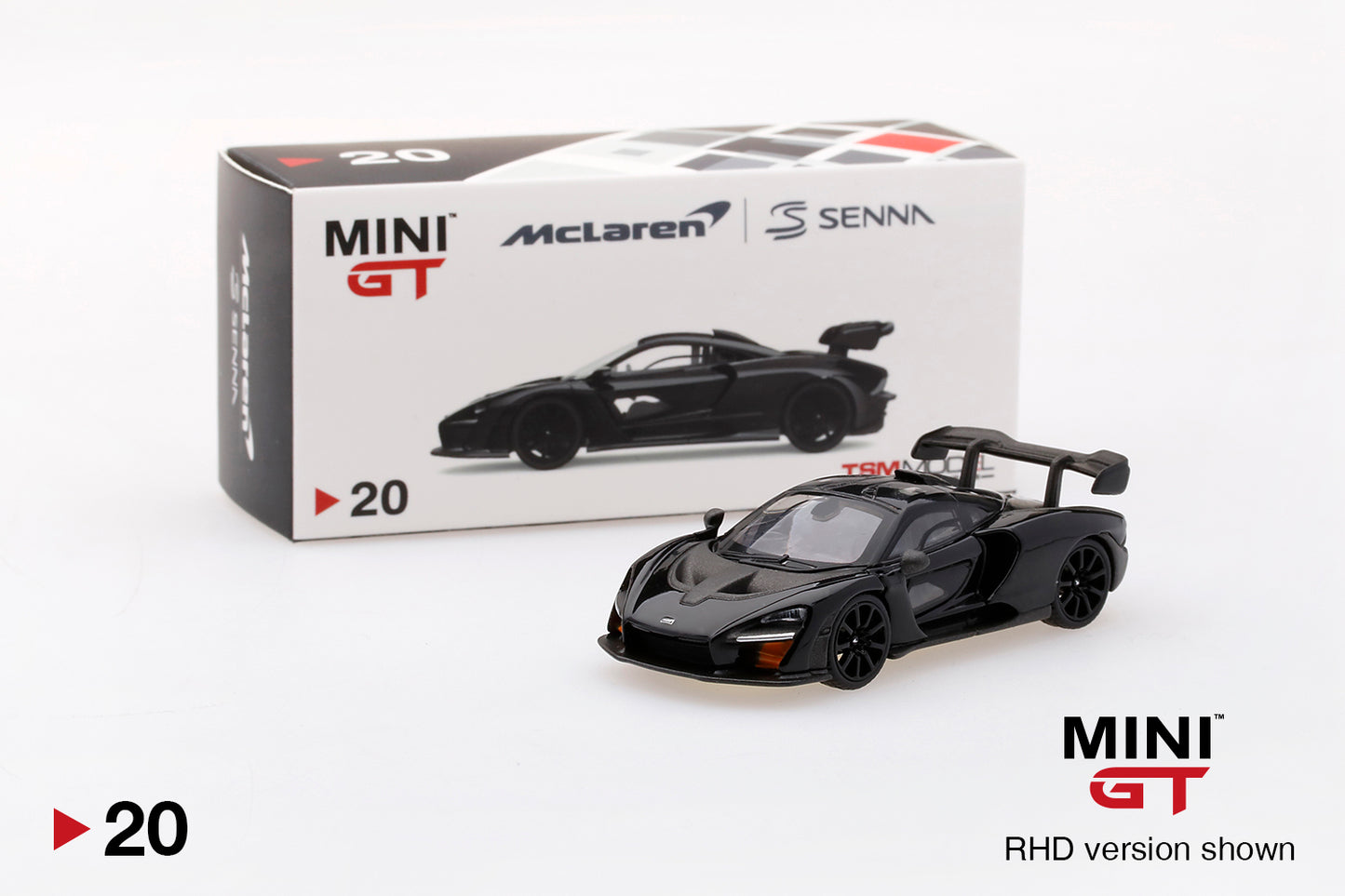 Mini GT McLaren Senna Onyx Black