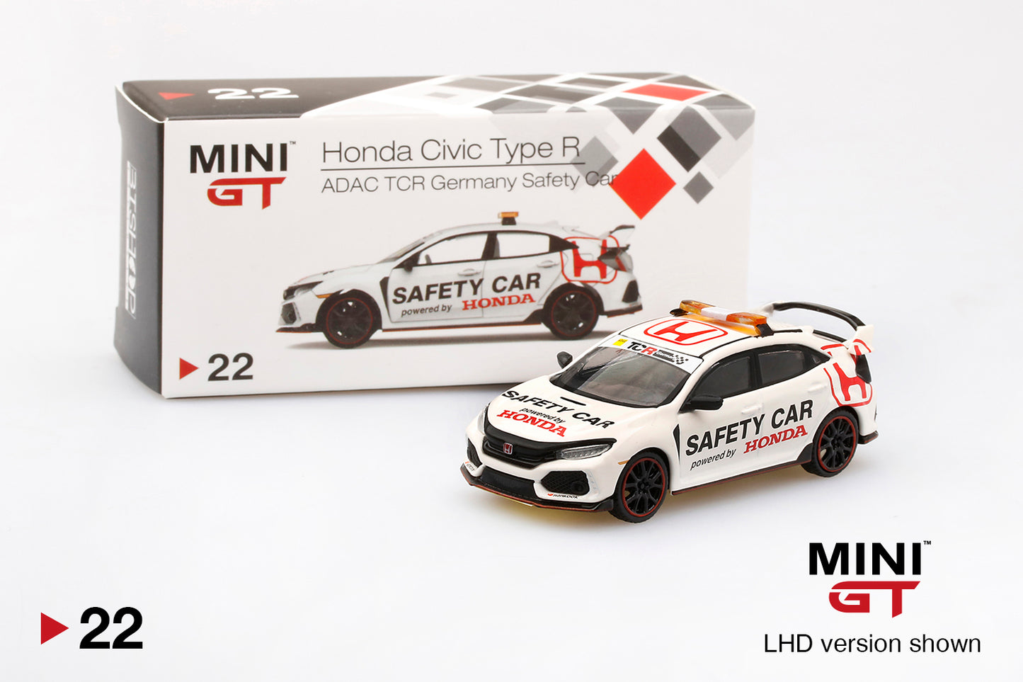 Mini GT Honda Civic Type R (FK8) ADAC TCR Germany Safety Car