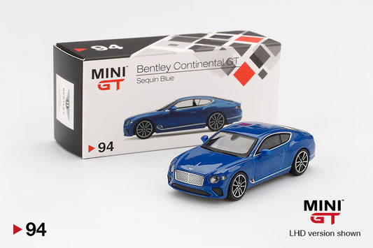 Mini GT Bentley Continental GT 2018 Sequin Blue