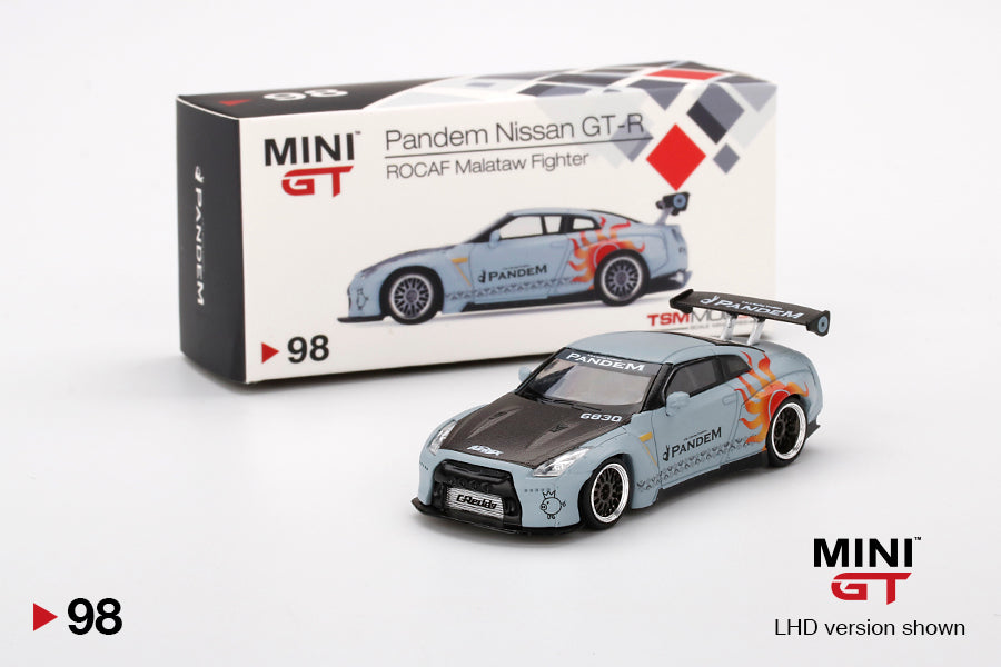 Mini GT Pandem Nissan GT-R (R35) GT Wing ROCAF Malataw Fighter MGT00098