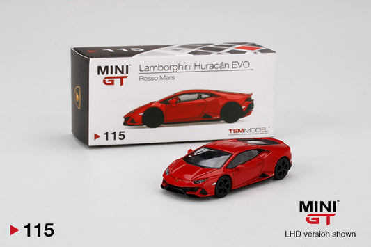 Mini GT Lamborghini Huracán EVO - Rosso Mars