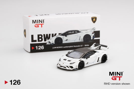 MiniGT LB★WORKS Lamborghini Huracán GT White