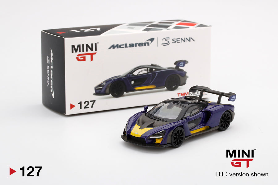 Mini GT McLaren Senna Purple/Yellow