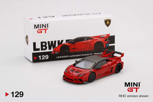 Mini GT LB★WORKS Lamborghini Huracán GT Rosso Mars