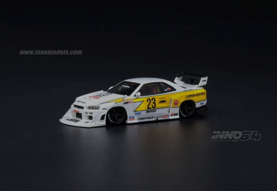 Inno64 Nissan Skyline "LBWK" (ER34) Super Silhouette Retro Livery Resin very Rare