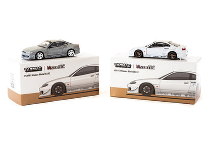 Preorder Chase Tarmac Works Nissan Silvia S15 White Metallic - Lamley Special Edition (White) T64G-023-WH