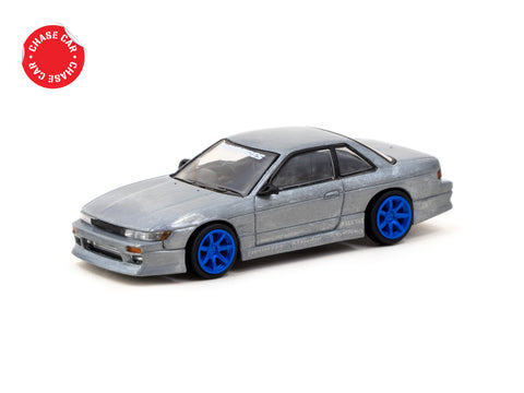 Preorder Chase Tarmac Works VERTEX Nissan Silvia S13 Blue Metallic Toyo Tires T64G-025-BL