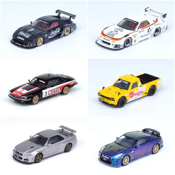 Inno64 Die-Cast Mazda RX7 (FD3S) LB-SUPER Silhouette
Shell White In Stock