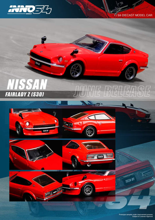 Inno64 Nissan Fairlady Z (S30) Red